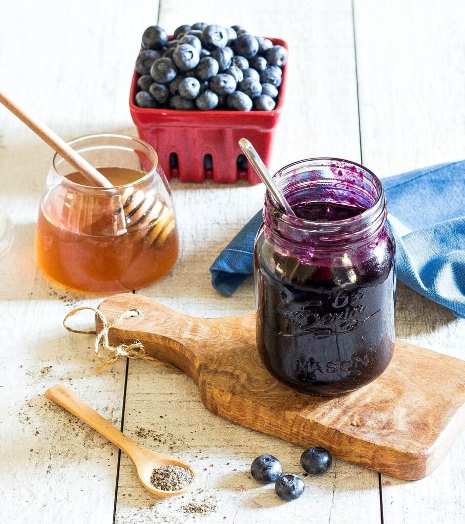 Easy 3 Ingredient Blueberry Sauce from Barrie Hill Farms