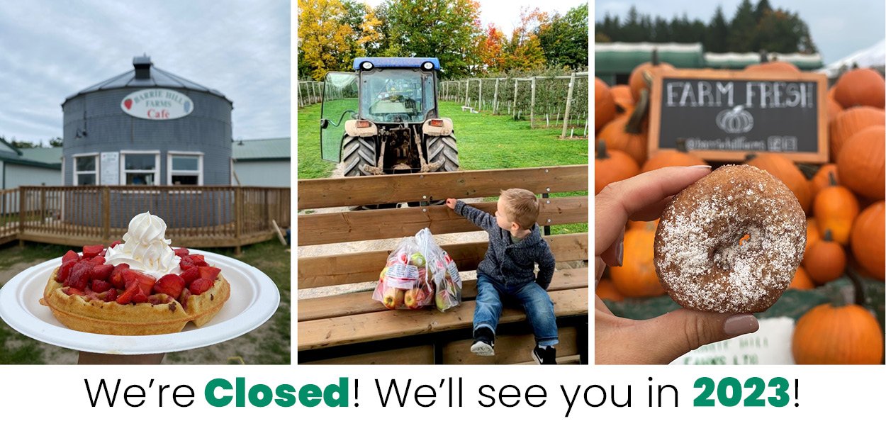 Farm closed for the season