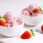 No Churn Strawberry Ice Cream