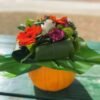 Orange Pumpkin floral centerpiece