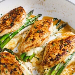 Asparagus Stuffed chicken