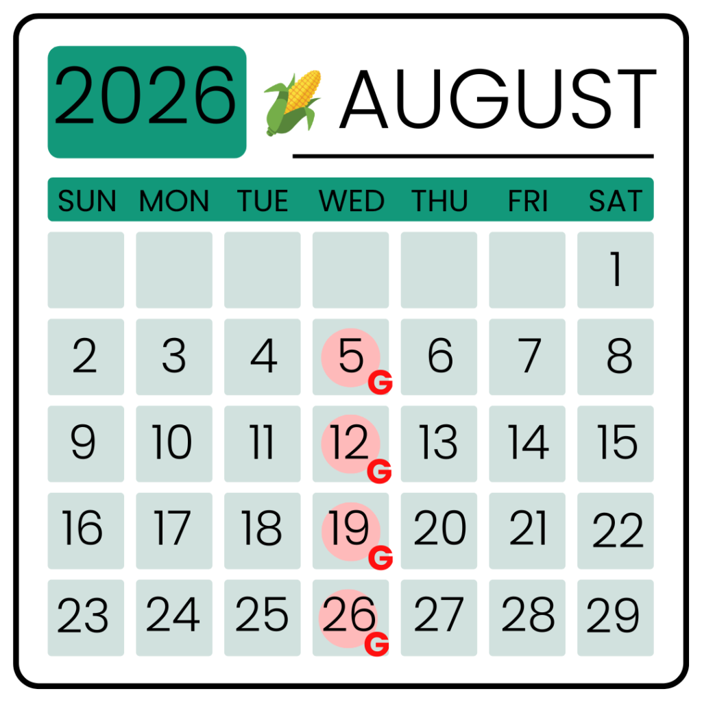 August Events