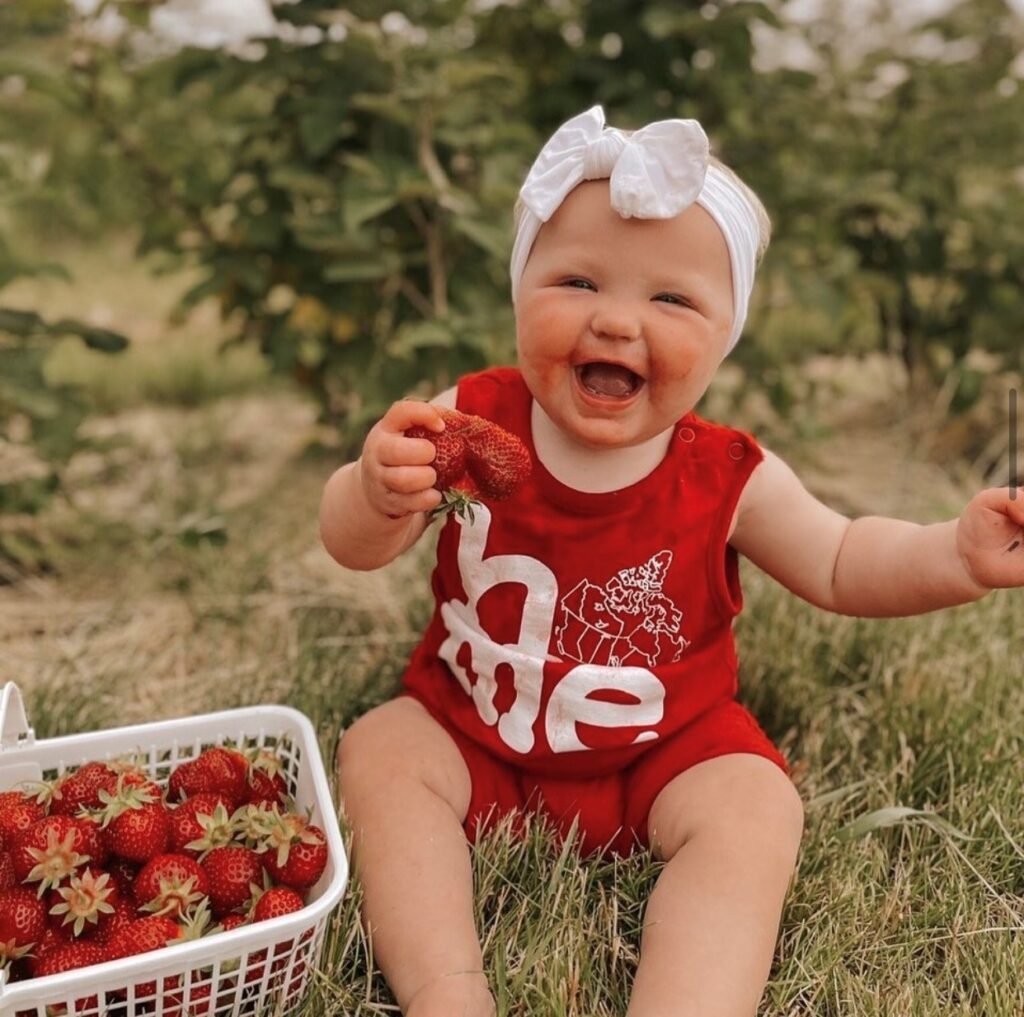 Canada Day Strawberry Picking